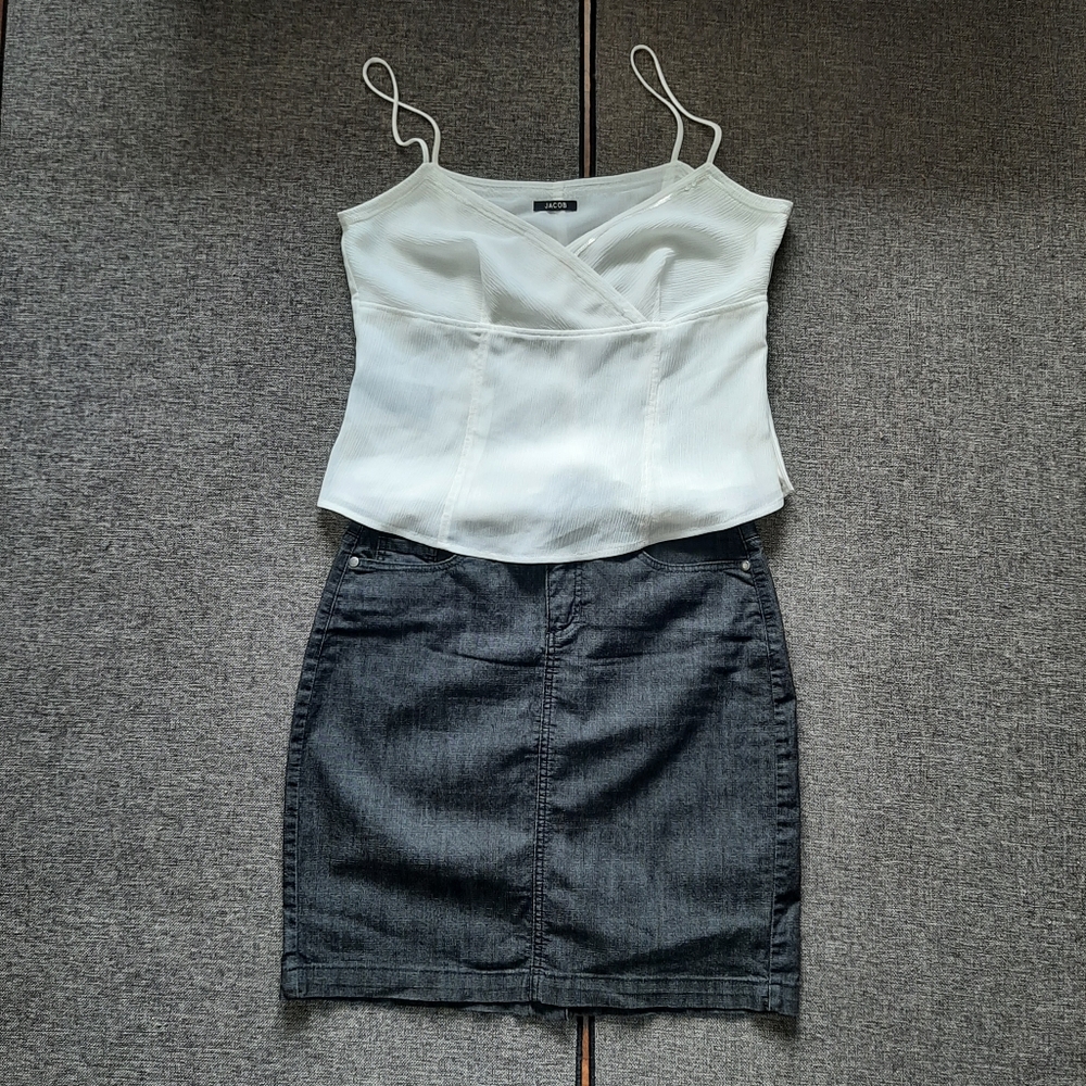 Jacob White Camisole Medium